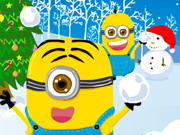 Guerres de boules de neige de Noël des Minions