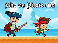 Course Jake contre Pirate