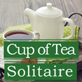 Tasse de thé solitaire