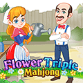 Mahjong Triple Fleur