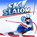 Slalom à ski