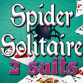 Spider Solitaire 2 combinaisons