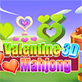 Mahjong 3D Saint-Valentin