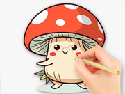 Livre de coloriage : Champignon