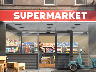 Simulateur de gestionnaire de supermarché